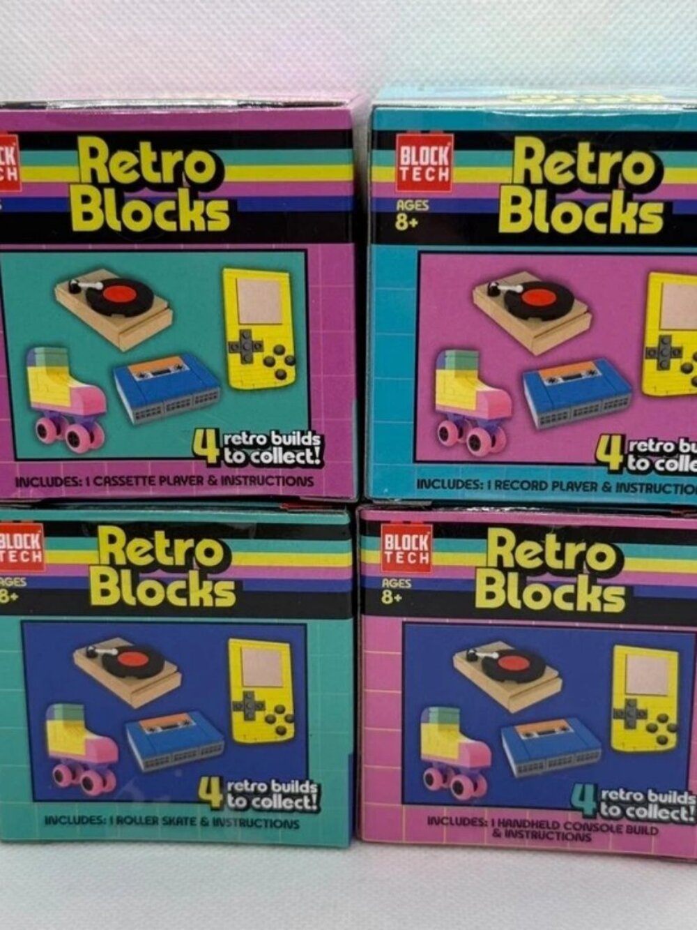 Retro Blocks Block Tech 2025 – Complete 4-Piece Set - Picture 2 of 3